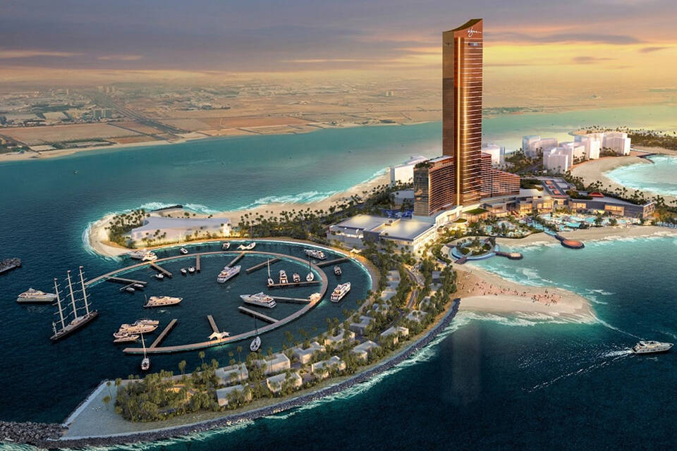 Five minutes away from the UAE's first casino